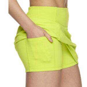 Reebok XXXL Fluorescent Yellow/Green Skort - Built in Shorts - NWOT